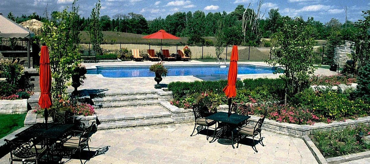 We don't Just build pools. We build entire backyards